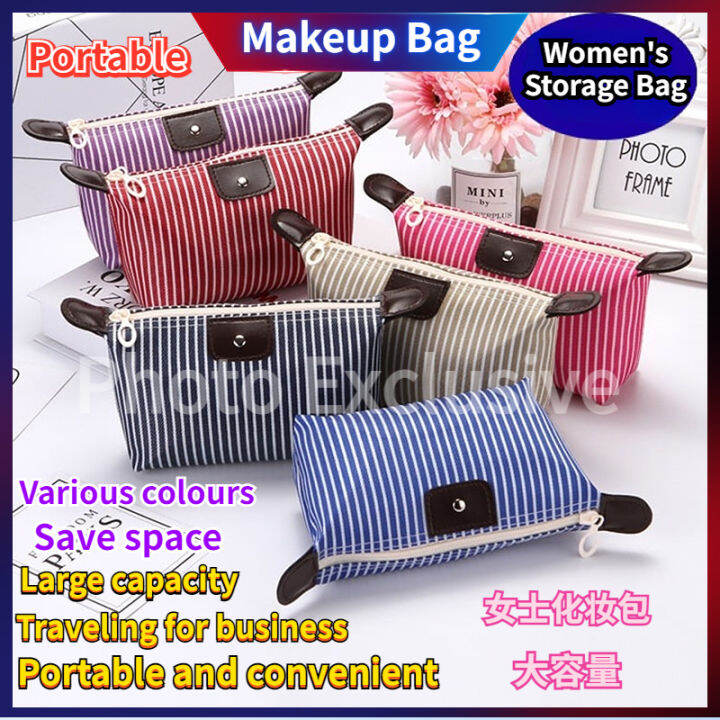 Portable travel zip bag With makeup bag female 2023 new mini small