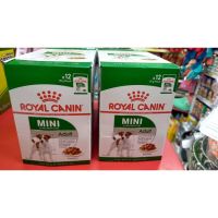 HOG อาหารสุนัข #Royal​Canin​ อาหาร​เปียก​ สุนัข​ Mini​ Adult​ 1 กล่อง อาหารหมา  สำหรับสุนัข