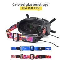 Dji FPV Googles V2 สายรัดแบตเตอรี่ ที่คาดผม ปรับได้ สีสันสดใส สําหรับ VR Goggles Headband Kerchief DJI FPV Drone อุปกรณ์เสริม