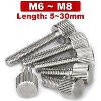 304 Stainless Steel Thumb Screwsknurled Head Manual ScrewMachineryTool Metric Adjustment Screw GB835 M2.5M3M4M5M6