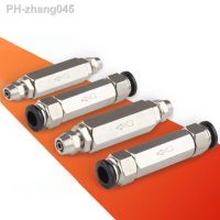 ☞✐∋ Pneumatic Check Valve 6mm 8mm 10mm 1/4 OD Hose One Way Valve Air Gas Single Way Brass Valve Air Compressor Pipe Fitting Adapter