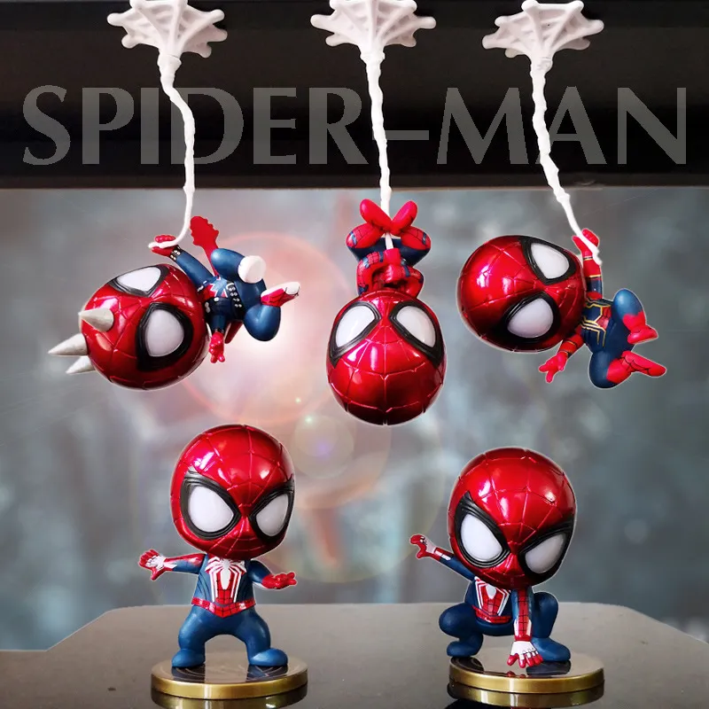 Mô hình iRon Spider Man Chibi đầu lắc lư  Avengers 3 Infinity War  Cuộc  Chiến Vô Cực  Shopee Việt Nam
