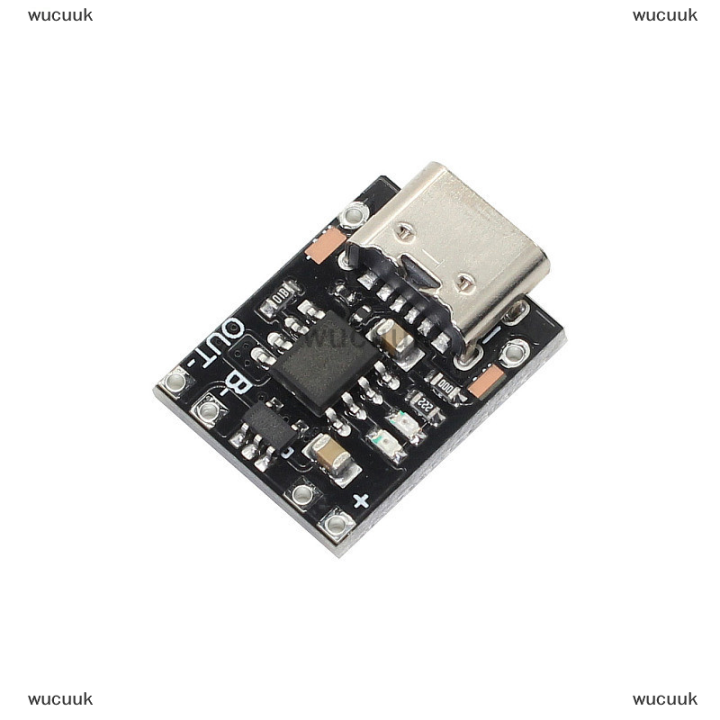 wucuuk-บอร์ดชาร์จแบตเตอรี่ลิเธียมขนาดเล็กมาก1a-โมดูลที่ชาร์จ3-7v4-2v-ชนิด-c-พร้อมแผงป้องกัน