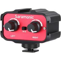 Saramonic SR-AX100 2 Channel 3.5mm Audio Adapter (รับประกัน 1 ปี)