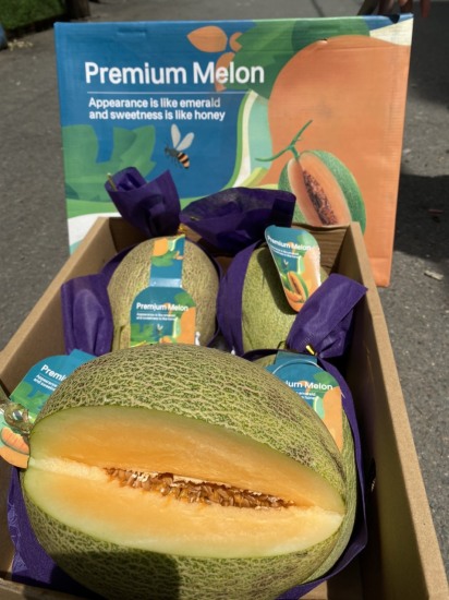 Vg farm dưa lưới premium melon trái dài ruột cam 1,5kg - 1,7kg giòn, ngọt - ảnh sản phẩm 3