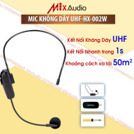 Bộ micro đeo tai không dây HX-002W, mic đeo tai trợ giảng, micro trợ giảng thumbnail