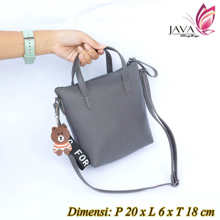 Java Bag SingBag Minixo Gagang Bahan 2in1/Tas slempang wanita/Tas