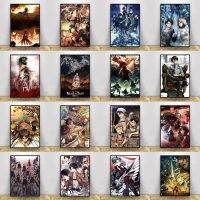 Attack On Giant โปสเตอร์ญี่ปุ่น Anime Character Series HD พิมพ์ Wall Art ภาพวาดผ้าใบ-Modern Home ตกแต่งห้องนั่งเล่น Mura-ของขวัญที่สมบูรณ์แบบสำหรับแฟนอะนิเมะ Liyanhong2