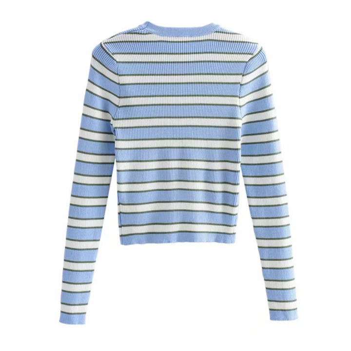 hot-sale-women-spring-autumn-jersey-casual-round-collar-sweater-stripe-knitting-lady-short-jumper-long-sleeved-knitwear-top