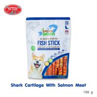 ? { ส่งฟรี } ?  Dogga Doga Fish Stick Shark Cartilage With Salmon Meat 100g  บริการเก็บเงินปลายทาง