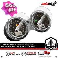 ฟิล์มกันรอยหน้าปัด TRIUMPH Thruxton R / Bonneville T100 / T120 PRO TPU Dashboard Protection Film #ฟีล์มติดรถ #ฟีล์มกันรอย #ฟีล์มใสกันรอย #ฟีล์มใส #สติ๊กเกอร์ #สติ๊กเกอร์รถ #สติ๊กเกอร์ติดรถ