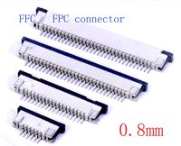 10ชิ้น Ffc / Fpc ตัวเชื่อมต่อ0.8มม. 5ขา6 7 8 10 12 14 16 18 20 22 24 26 28 30P ลิ้นชักชนิดริบบิ้นแบบแบน