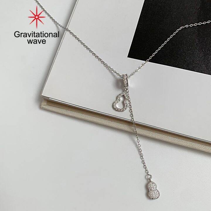 gravitational-wave-clavicle-chain-ฝีมือดี-fade-resistant-สวมใส่-elegant-anti-rust-คอตกแต่งอุปกรณ์เสริม-y-รูปร่างบางสร้อยคอสำหรับชีวิตประจำวัน