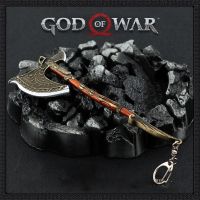God of War Kratos The Leviathan Axe Game Ghost of Sparta Anime ButterflyKatana Keychain Weapon Model Toys for Halloween Gifts