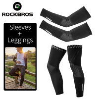 ROCKBROS Cycling Running Winter Fleece Warm Arm Sleeves Breathable Sports Elbow Pads Fitness Arm Covers Basketball Arm Warmers