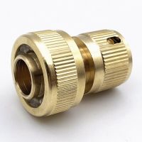 Garden Water Pipe Pure Copper 6 Points Hose Connector 3/4 Copper Quick Connect Irrigation Fittings Watering Systems  Garden Hoses