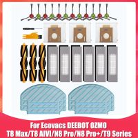 Replacement Parts Kit for Ecovacs DEEBOT OZMO T8 Max T8 AIVI N8 Pro N8 Pro+ Robot Vacuum Cleaner