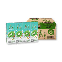 [ส่งฟรี!!!] ไอวี่ นมเปรี้ยว รสกีวี่ 180 มล. x 24 กล่องIvy UHT Drinking Yoghurt Kiwi 180 ml x 24 pcs