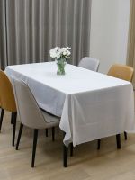 1pc Color Rectangular Disposable Plastic Tablecloth Decoration Indoor Outdoor Tablecloth (54 x 108 )