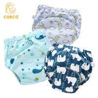 3 Pieces/Lot Baby Training Pants 6 Layers Baby Cloth Diaper Reusable Washable Elastic Waist Cloth Diapers 8-18KG Nappy Cloth Diapers