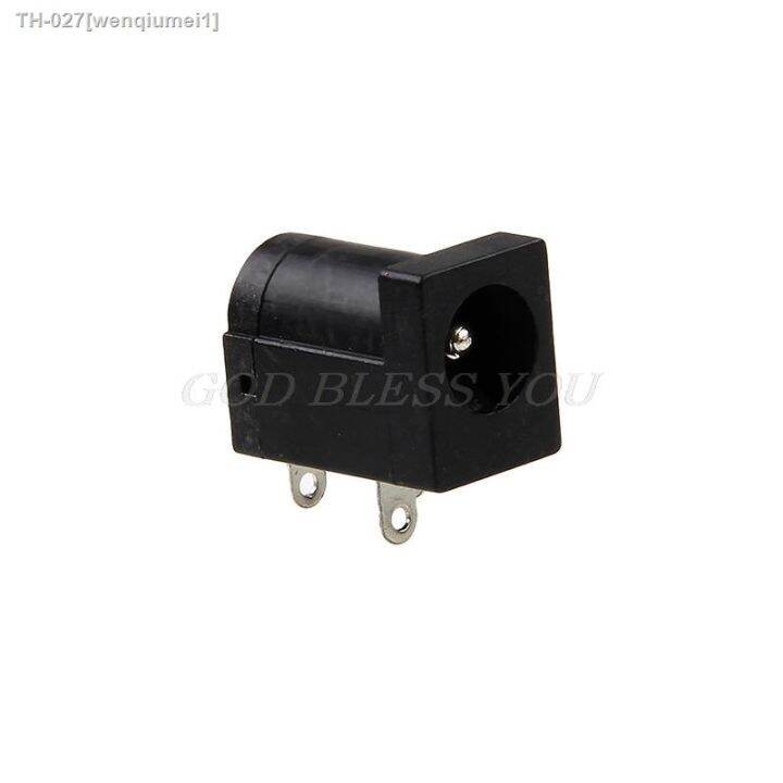 10pcs-pcb-mount-5-5-x-2-1-mm-female-dc-power-jack-plug-socket-connector-black-drop-shipping