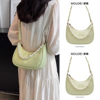 Summer summer high-end niche messenger bag women 2023 new pearl chain bag all-match exquisite shoulder bag 【APR】