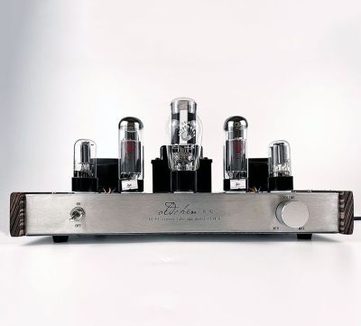 Oldchen EL34 Tube Single-Ended Amp HIFI EXQUIS Class A Point to Point Bluetooth 5 OCEL34S LaoChen Silver Lamp Amplifier