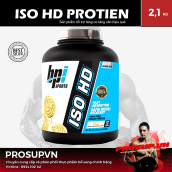Iso HD - BPI (5Lbs, 70 lần dùng)Sữa tăng cơ hỗ trợ cung cấp protein phát triển cơ bắp hiệu quả phù hợp ăn kiêng giảm cân