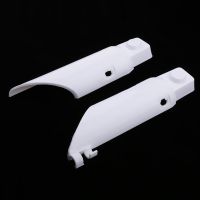 ✒♗❖ White Motorcycle Fork Guard Forks Cover Set for Honda CRF50 CRF 50 Plastic Durable flexible plastic