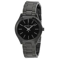 นาฬิกาผู้หญิง MICHAEL KORS Mini Slim Runway Black Dial Ladies Watch MK3587