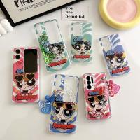 เคสแข็งลายการ์ตูนสาวๆสำหรับออปโป้ไฟนด์ N2/N2ฝาพับพลาสติกใสปกป้องโทรศัพท์