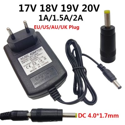 4.0x1.7mm Universal 17V 18V 19V 20V AC DC Power Adapter Supply 1A 1.5A 2A 17 18 19 20 VOLT Adaptor Adaptador DC4.0M 5.5x2.5mm
