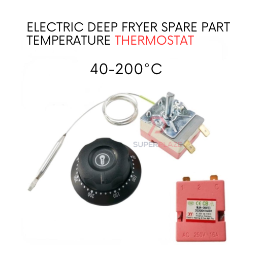 Temperature Thermostat Spare Part For Electric Deep Fryer Replacement