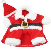 Christmas Dog Clothing Hat Winter Cat Puppy Apparel Xmas Pet Clothes Outfit Garment Yorkie Pomeranian Poodle Schnauzer Costume