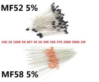 20pcs 10k 1K 100K 5K 4K7 2K 3K 20K 50K 47K 200K 500K 1M OHM NTC Thermistor Resistor NTC-MF52-10K /-5 3950 B MF58 Resistor