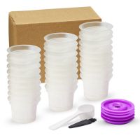 100 Disposable K Cups Filters with 10 Reusable Lids Compatible for Keurig 2.0&amp;1.0 Coffee Maker