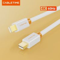 CABLETIME Baru Kualitas Tinggi Mini DP Ke Mini DP Kabel Display Port Dp Adaptor untuk Macbook/Mac Lenovo Dell 4K Display C051