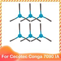 แปรงถูพื้นสำหรับ Cecotec Conga 7090 IA หุ่นยนต์ดูดฝุ่นอะไหล่เปลี่ยนเครื่องทำความสะอาดด้านอุปกรณ์อะไหล่