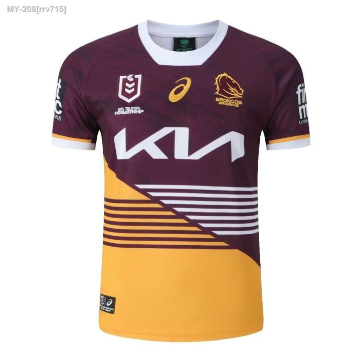 2023Rugby 2023 Broncos Rugby Jersey Brisbane Home Rugby Shirt