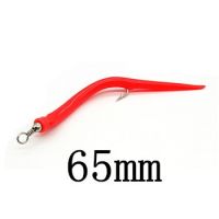 65มม. 120มม. 140มม. 160มม. Eel Tube Soft Pesca Fishing Lure Tackle Wobblers เหยื่อปลา Peche ปลาคาร์พ Leurre Souple Isca ประดิษฐ์ Hook