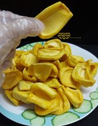 Mít sấy giòn ăn vặt hủ 80g, mít sấy giòn nguyên cánh ít ngọt