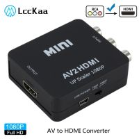 【Corner house】 LccKaa 1080จุด RCA AV เป็น HDMI เข้ากันได้คอมโพสิตอะแดปเตอร์แปลงอะแดปเตอร์ AV2HDMI สำหรับทีวี PS3 PS4พีซีดีวีดี Xbox โปรเจคเตอร์