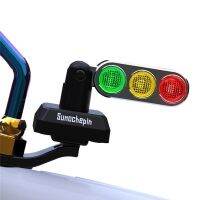 Motorbike Signal Light Mini Cute Motorcycle Handlebar Mount Traffic Light Lamp Cycling Riding Saftey Tool Accessories