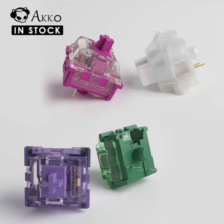 Akko Switches Lubed, 45pcs CS Mechnical Keyboard Switch, 3pins Plate