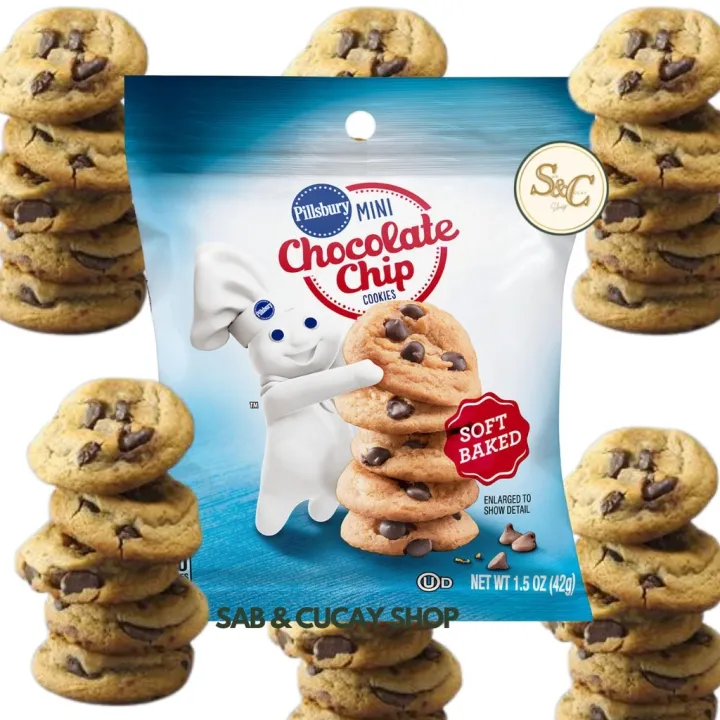 Pillsbury Soft Baked Mini Chocolate Chip Cookies | Lazada PH