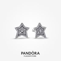 Official Store Pandora Celestial Asymmetric Star Stud Earrings