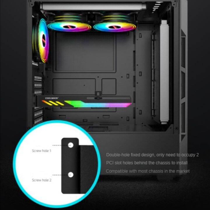 coolmoon-gt8-vertical-gpu-support-bracket-colorful-5v-a-rgb-bracket-computer-graphics-video-card-stand-gpu-holder