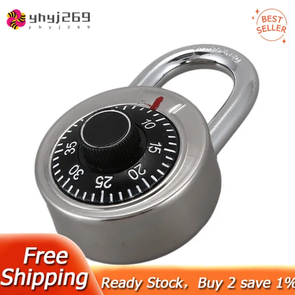 Master Coded Lock 50mm With Round Fixed Dial Combination Padlock