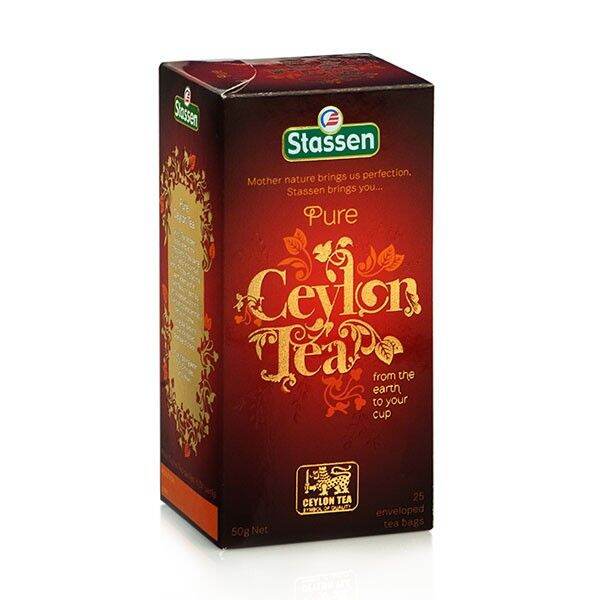 Stassen Pure Ceylon Tea - 25 Tea Bags | Lazada