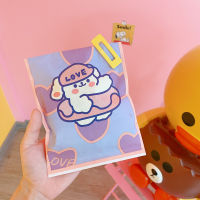 Cartoon cute paper bag Soft cute bear mini packaging paper bag Korean version of simple paper storage bag